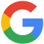 Logo Google, duża litera „G” w kolorach czerwonym, żółtym, zielonym i niebieskim.