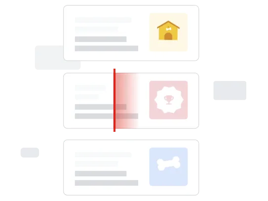 Kolaż przedstawiający automatyczne weryfikowanie wyników wyszukiwania przez Google.