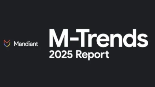  Mandiant M-Trends 2025 Report on a black background